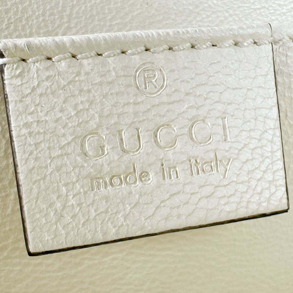 GUCCI Authentic White Sylvie Shoulder Bag - Picture 12 of 14